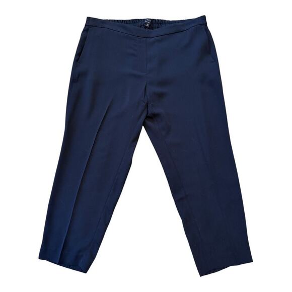 NEW J. Crew Women’s Plus Size 20 Navy Blue Jamie Pant With Elastic Waist NWT - Picture 2 of 8